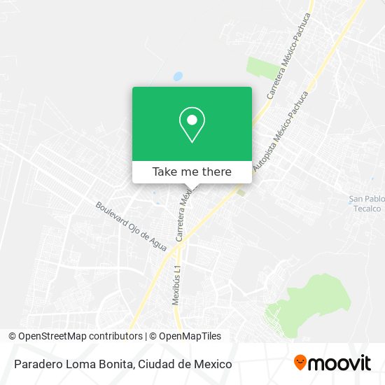 Mapa de Paradero Loma Bonita