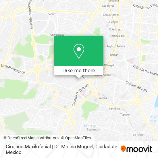 Cirujano Maxilofacial | Dr. Molina Moguel map