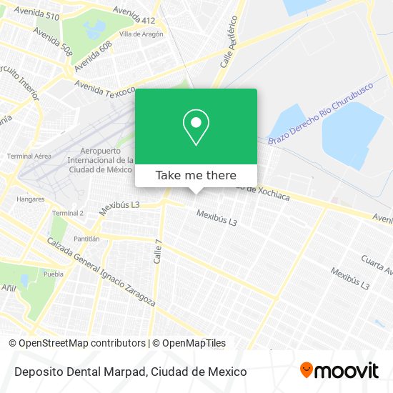 Deposito Dental Marpad map