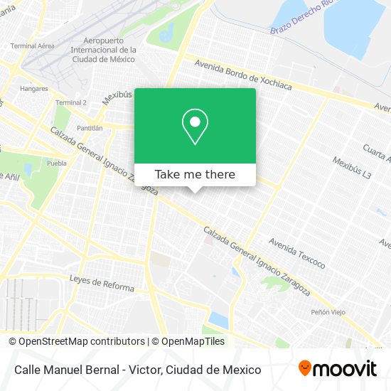 Mapa de Calle Manuel Bernal - Victor