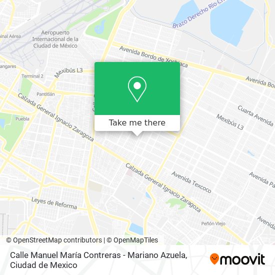 Calle Manuel María Contreras - Mariano Azuela map