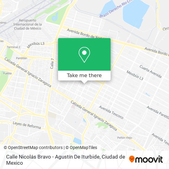 Calle Nicolás Bravo - Agustín De Iturbide map