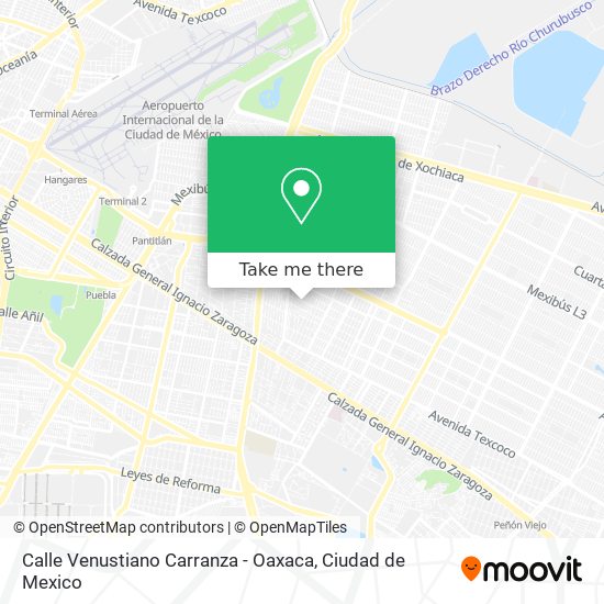 Mapa de Calle Venustiano Carranza - Oaxaca