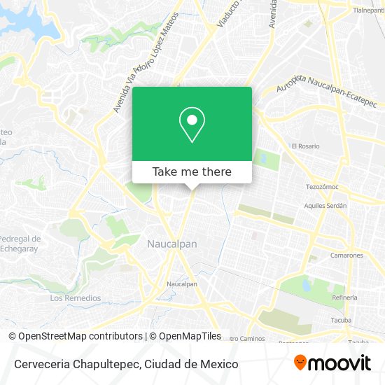 Cerveceria Chapultepec map