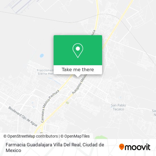 Mapa de Farmacia Guadalajara Villa Del Real