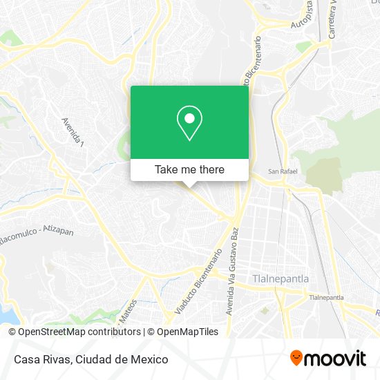 Casa Rivas map