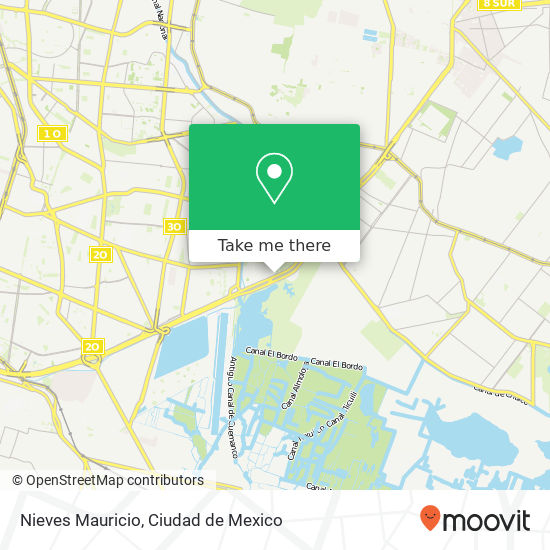 Nieves Mauricio map