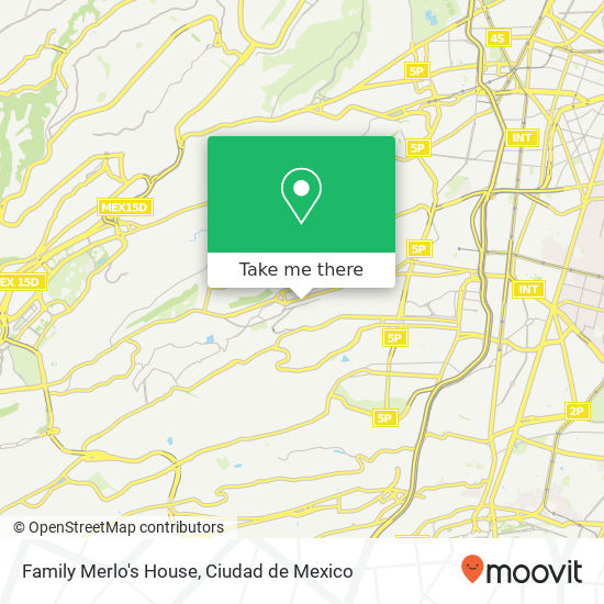 Family Merlo's House map