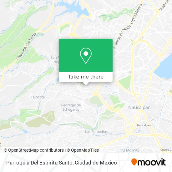 Mapa de Parroquia Del Espiritu Santo