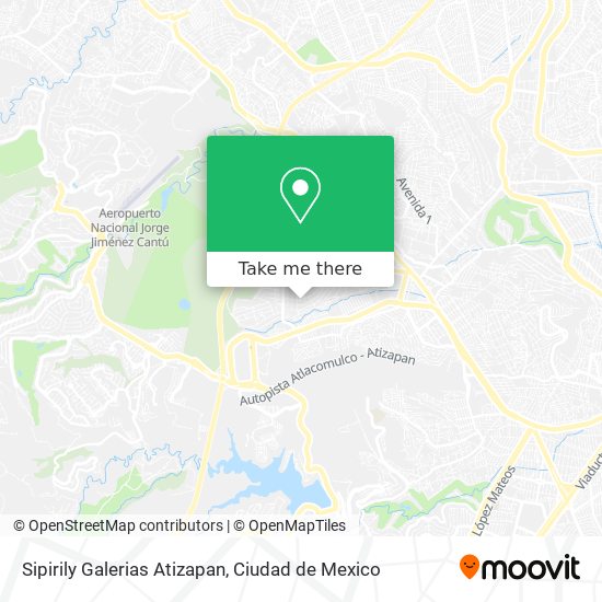 Sipirily Galerias Atizapan map