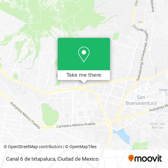 Canal 6 de Ixtapaluca map