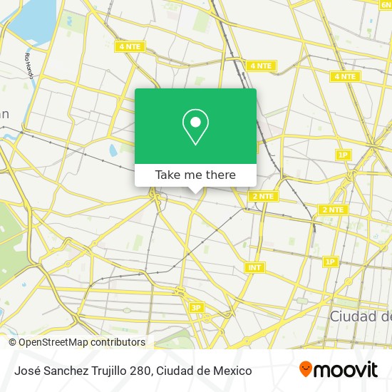 José Sanchez Trujillo 280 map