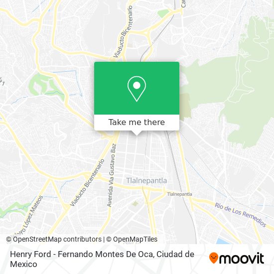 Henry Ford - Fernando Montes De Oca map