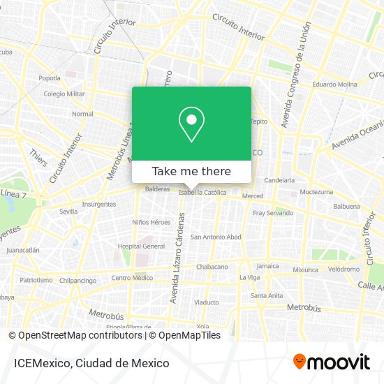 ICEMexico map