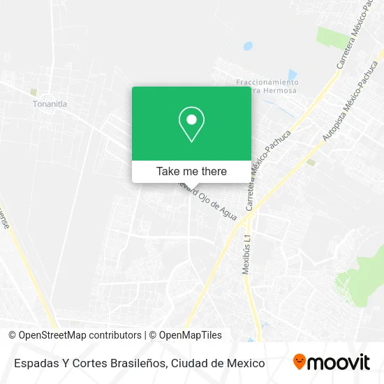 Espadas Y Cortes Brasileños map