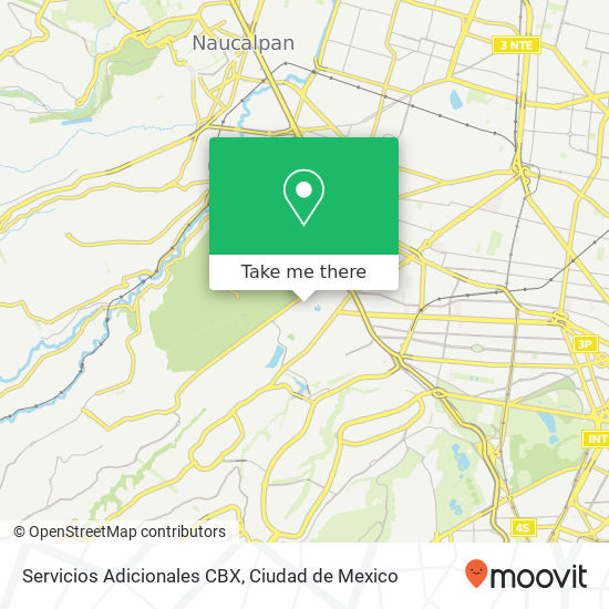 Mapa de Servicios Adicionales CBX