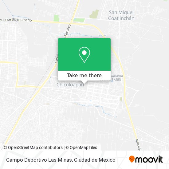 Campo Deportivo Las Minas map