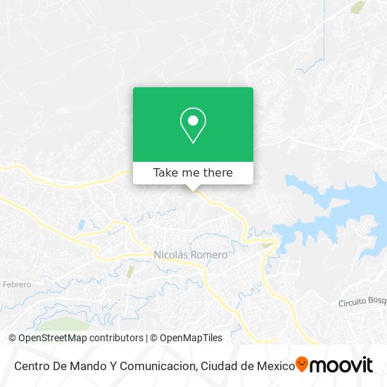 Centro De Mando Y Comunicacion map