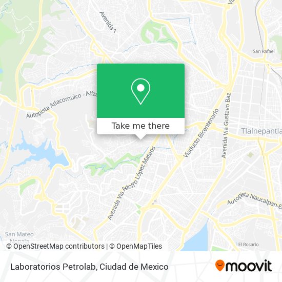 Laboratorios Petrolab map