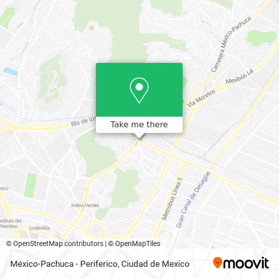 México-Pachuca - Periferico map