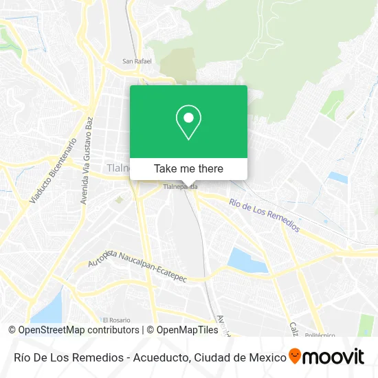 Río De Los Remedios - Acueducto map