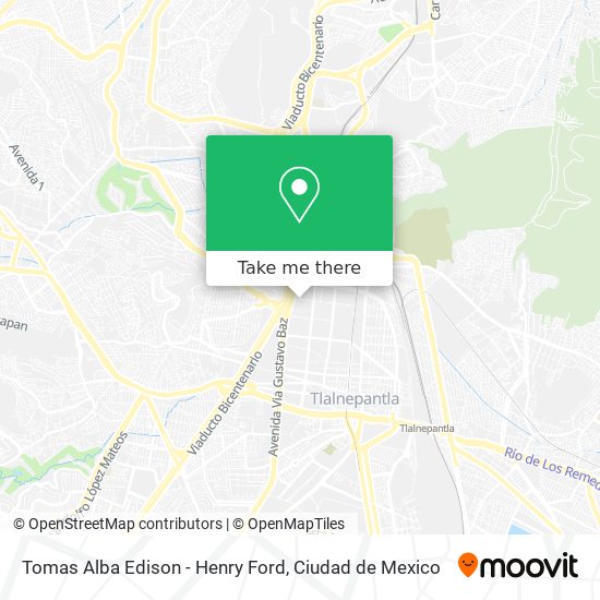Tomas Alba Edison - Henry Ford map