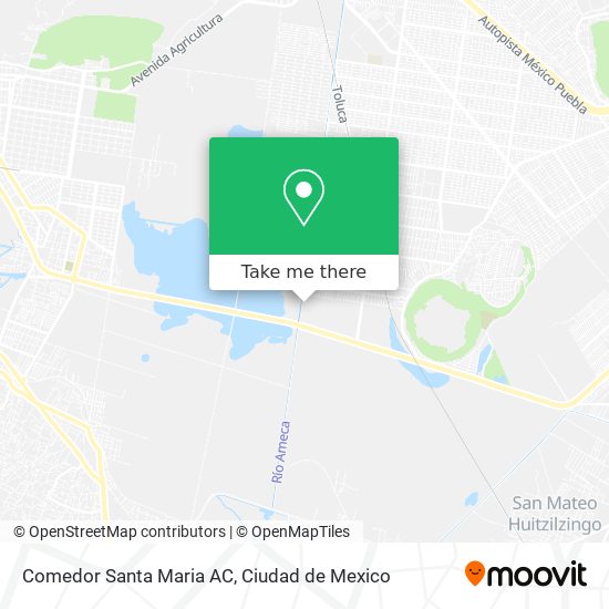 Comedor Santa Maria AC map