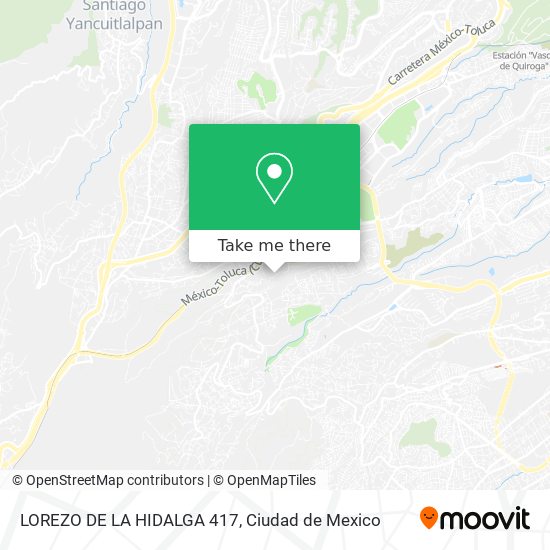 LOREZO DE LA HIDALGA 417 map
