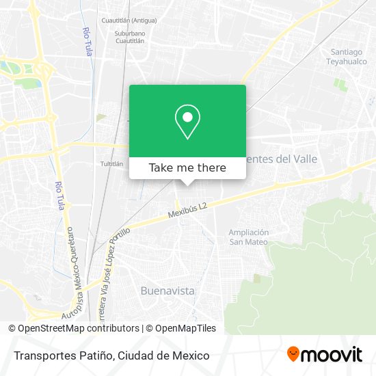 Mapa de Transportes Patiño