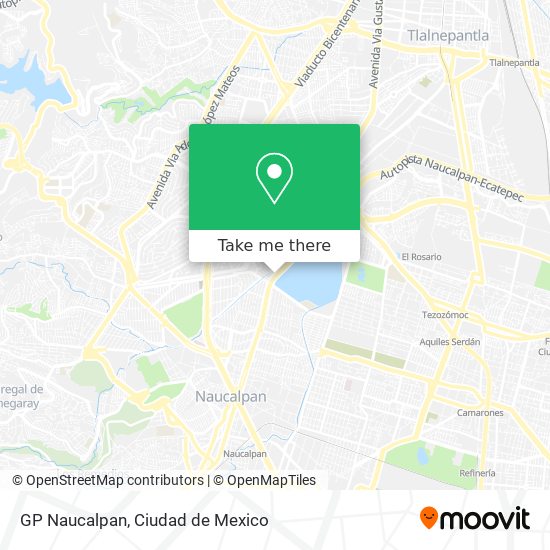 Mapa de GP Naucalpan