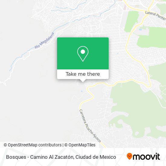 Mapa de Bosques - Camino Al Zacatón