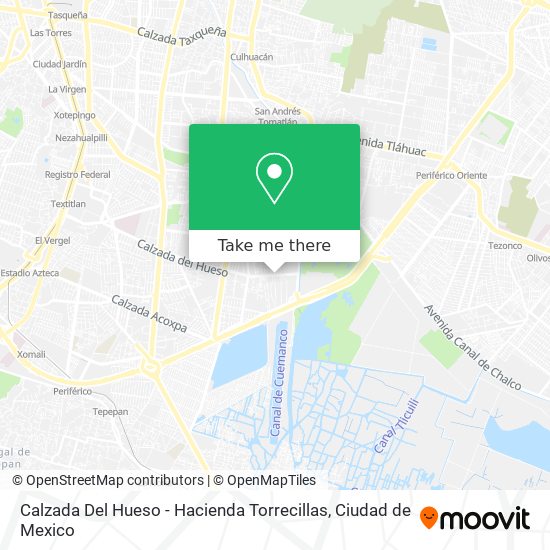 Calzada Del Hueso - Hacienda Torrecillas map