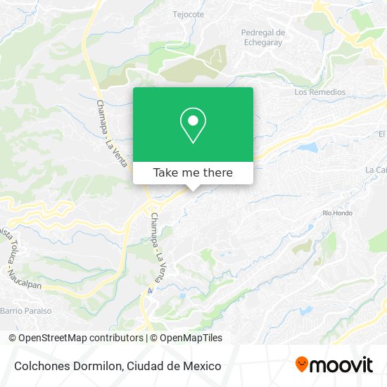 Colchones Dormilon map