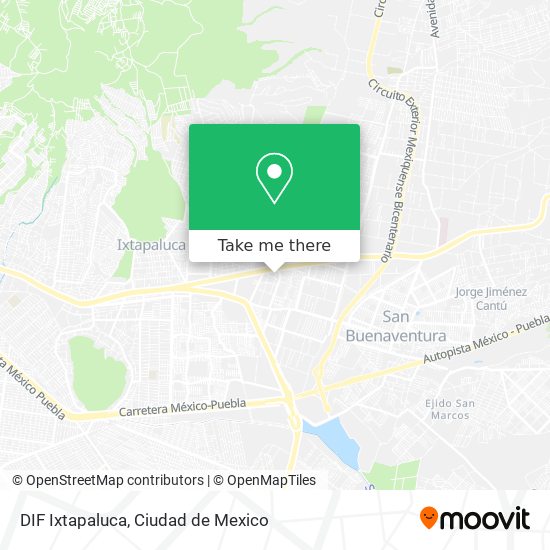 Mapa de DIF Ixtapaluca