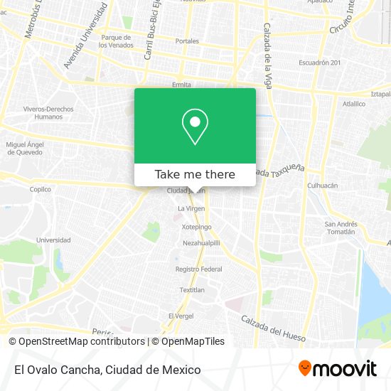 El Ovalo Cancha map
