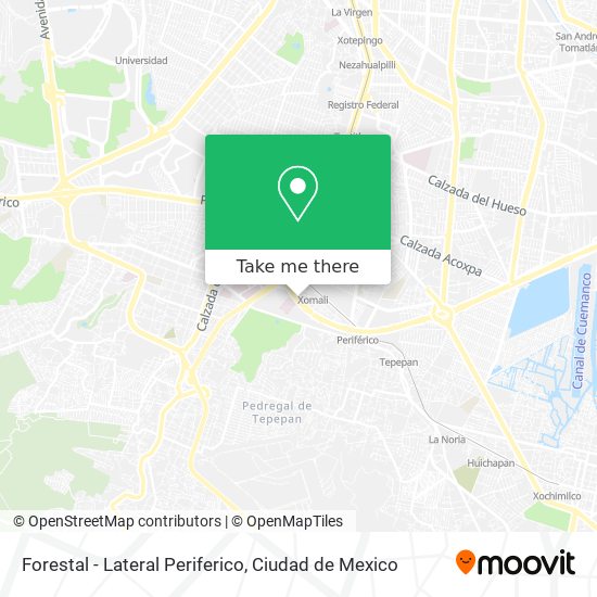 Forestal - Lateral Periferico map