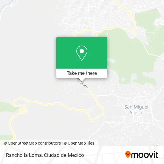 Rancho la Loma map