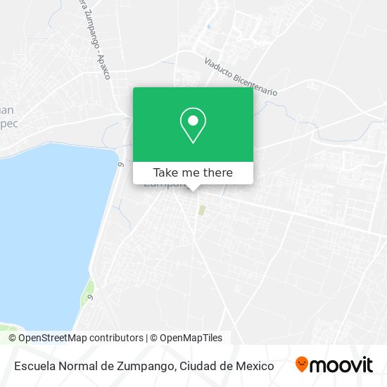 Escuela Normal de Zumpango map