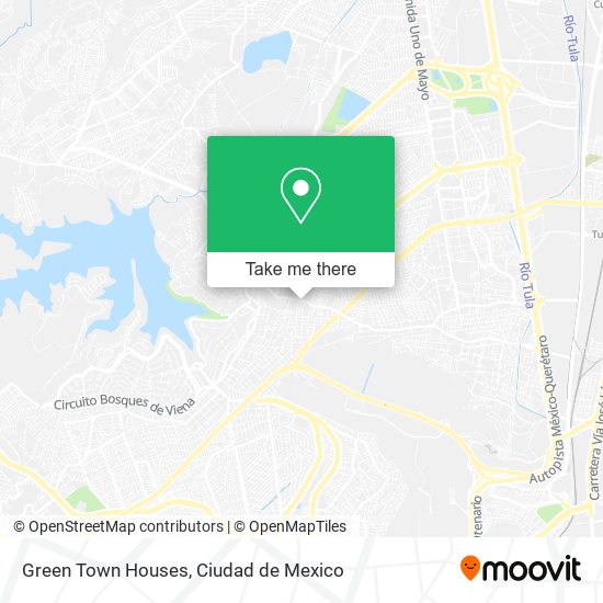 Green Town Houses map