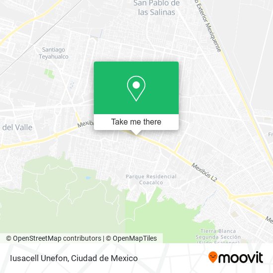 Iusacell Unefon map