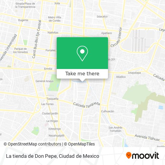 La tienda de Don Pepe map