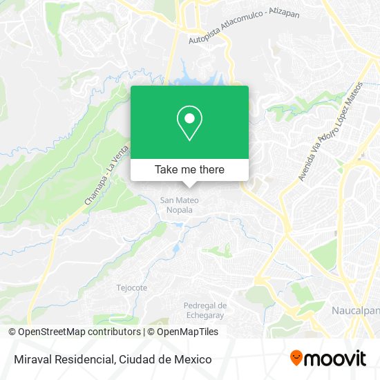 Mapa de Miraval Residencial