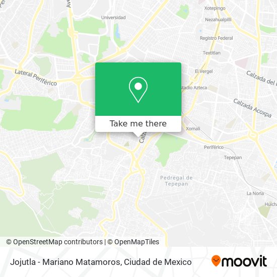 Jojutla - Mariano Matamoros map