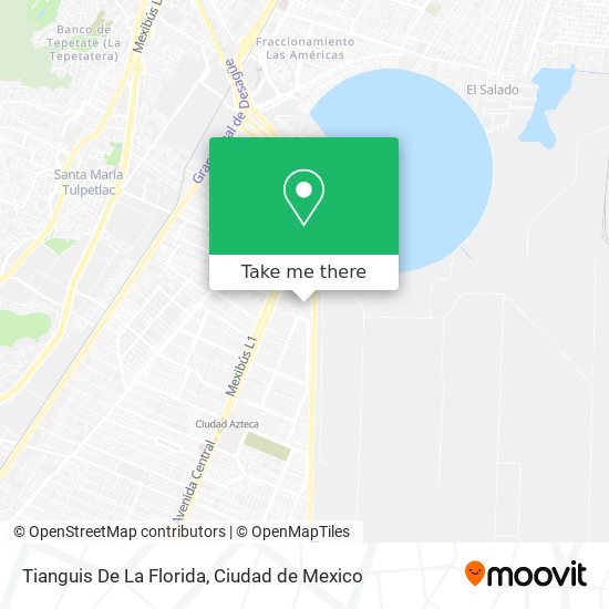 Mapa de Tianguis De La Florida