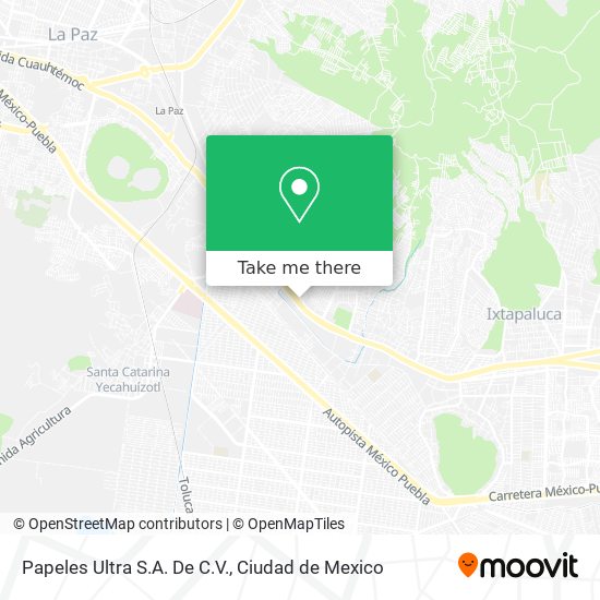 Papeles Ultra S.A. De C.V. map