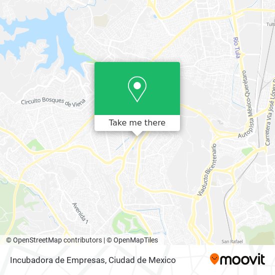 Incubadora de Empresas map