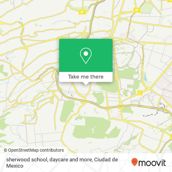 Mapa de sherwood school, daycare and more