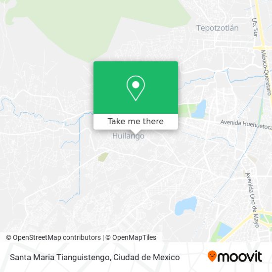 Mapa de Santa Maria Tianguistengo