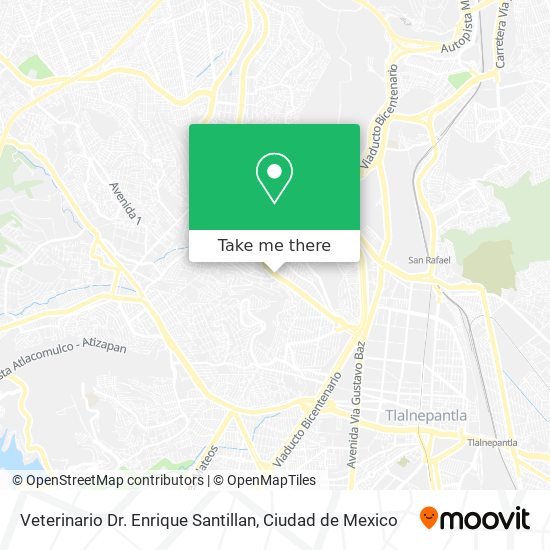 Veterinario Dr. Enrique Santillan map