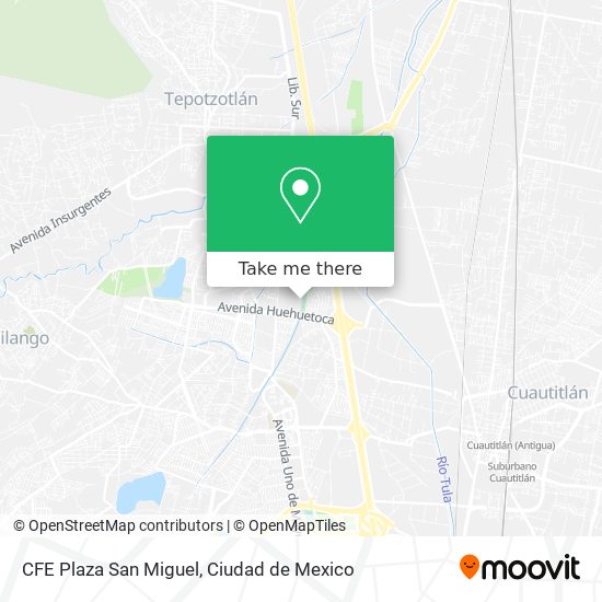 CFE Plaza San Miguel map